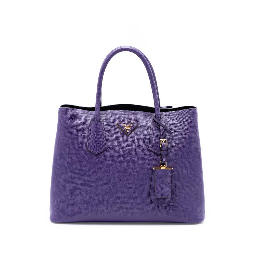 Prada Cuir Double Tote Saffiano Leather #341024P13B